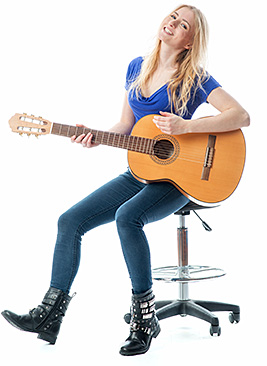 Linkshänder Gitarre